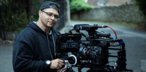 Leroy on the set of THE LAST RITE